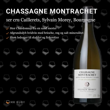 2018 Chassagne-Montrachet 1er cru Caillerets, Sylvain Morey, Bourgogne, Frankrig